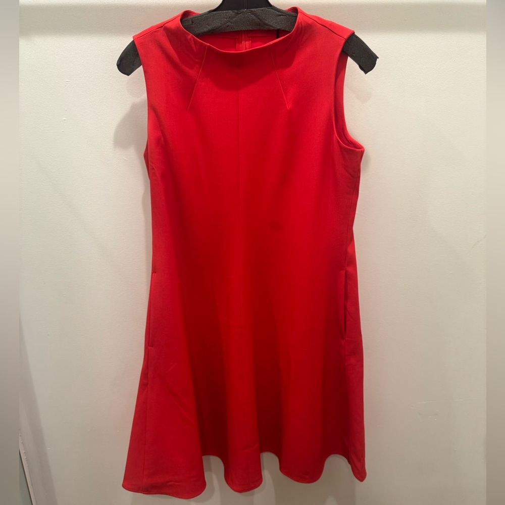 MM. Lafleur Red Sleeveless Dress with Yellow Tag